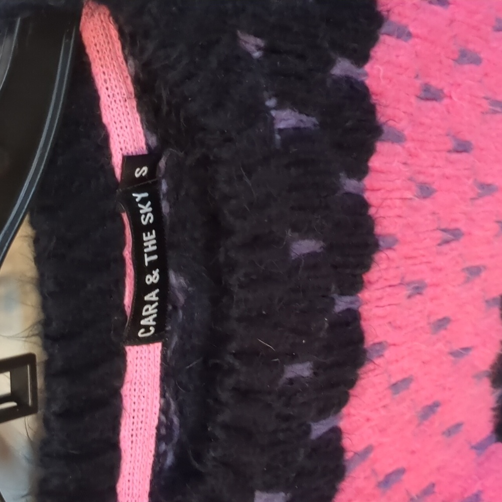 Cara & The Sky Marissa Stripe Bubble Stitch Jumper View 3